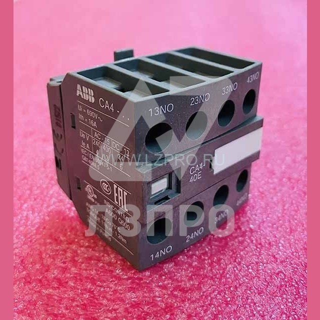 Блок контактный дополнительный 4NO CA4-40E ABB