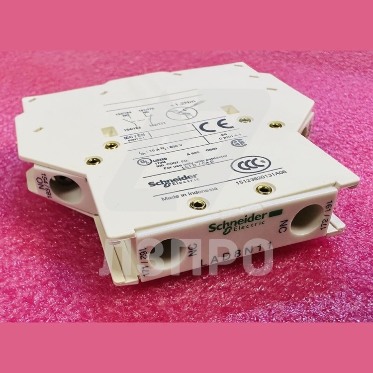 Блок дополнительных контактов 1NO+1NC LAD8N11 Schneider Electric