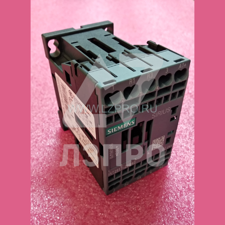 Контактор 24V 5,5kW-NO 4kW-NC 3RT2517-2BB40 Siemens