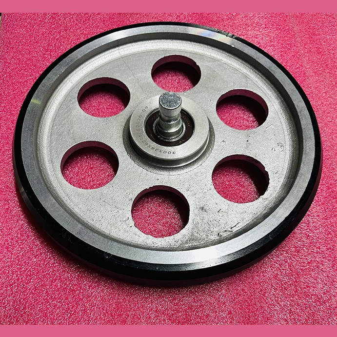 Ролик башмака RG300 D300/25мм W=38мм с осью KM390522G01 Kone