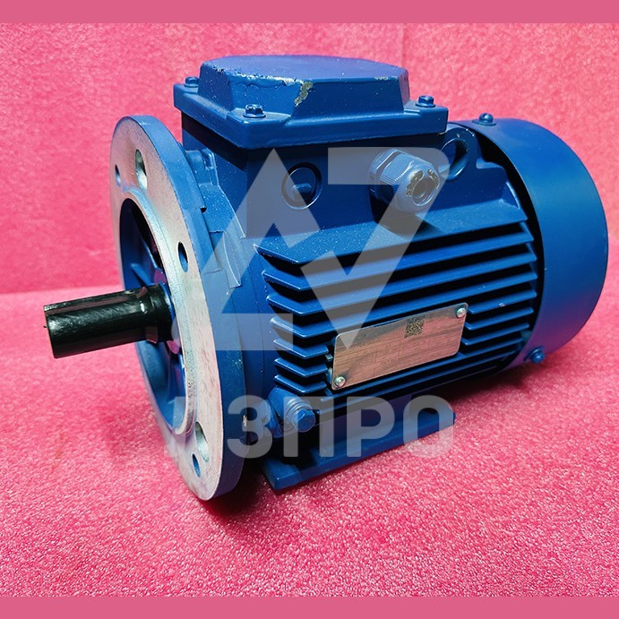 Двигатель асинхронный 220/380V 1390r/m 1,5kW 6,4/3,7A (крепление фланец 160) АИР80В4У2