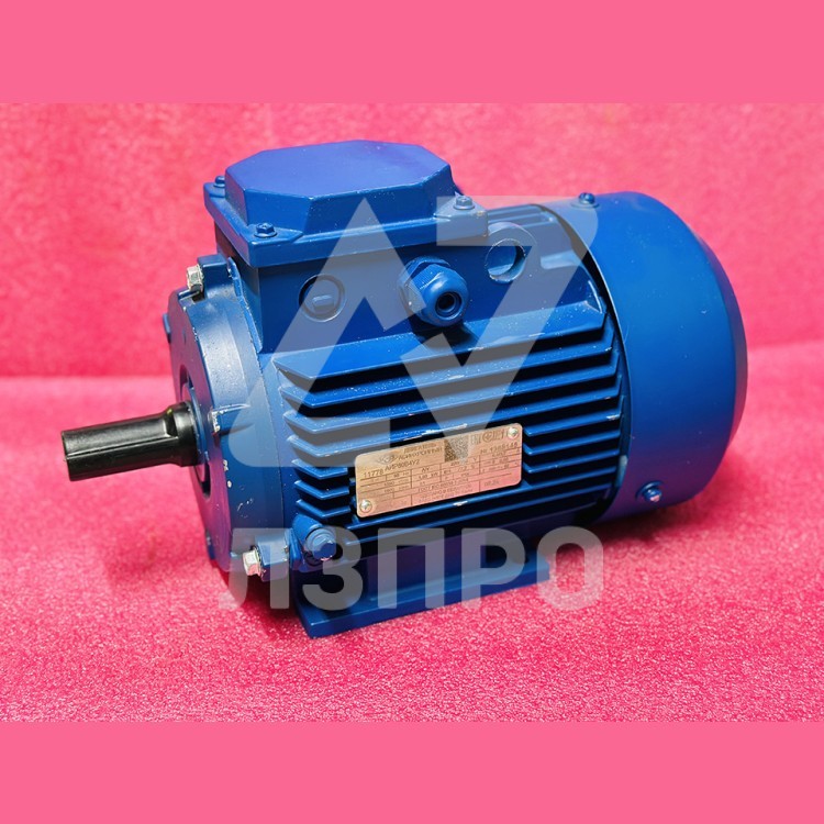 Двигатель асинхронный 220/380V 1390r/m 1,5kW 6,4/3,7A (крепление лапы) АИР80В4У2