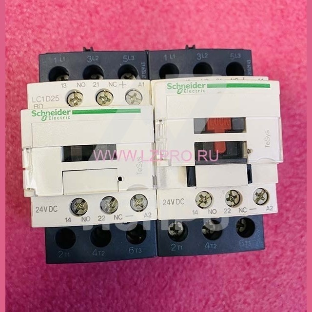 Контактор реверсивный 24V DC 11kW LC2D25BD Schneider Electric