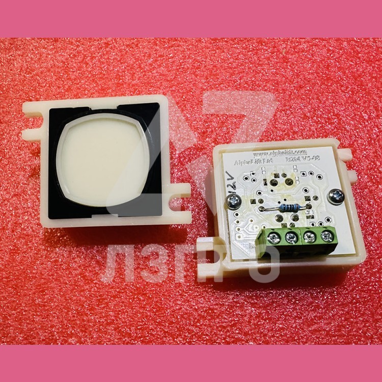 Модуль кнопочный красная подсветка "без символов" 12V B2M V5-08 Alphalift Technos