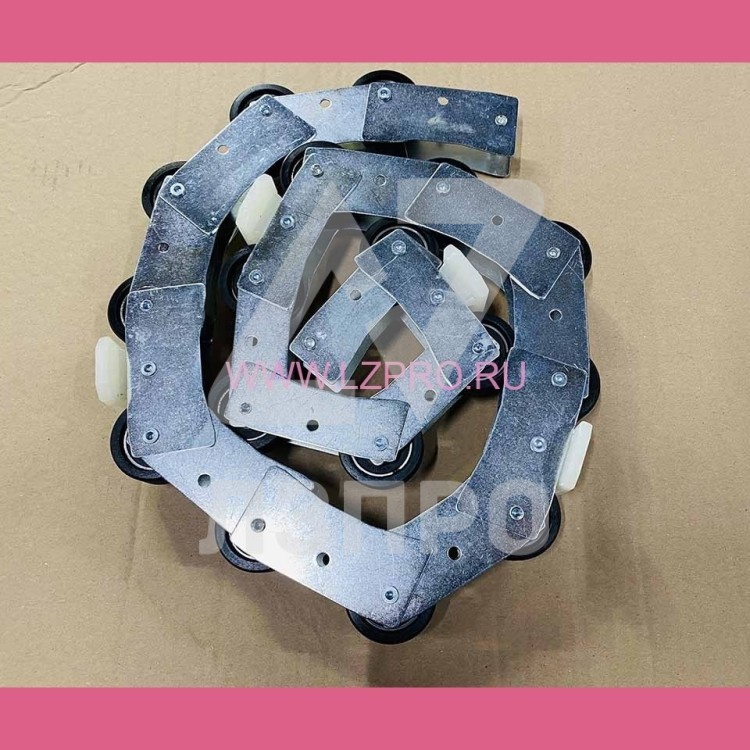 Отклоняющая цепь балюстрады эскалатора на 17 роликов XAA332AB5 XIZI OTIS