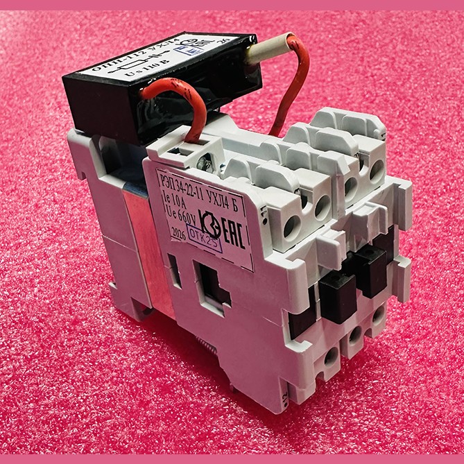 Реле электромагнитное промежуточное РЭП34-22-11 УХЛ4 Б 110В с ОПН КЗЭ ZAA613CAB1