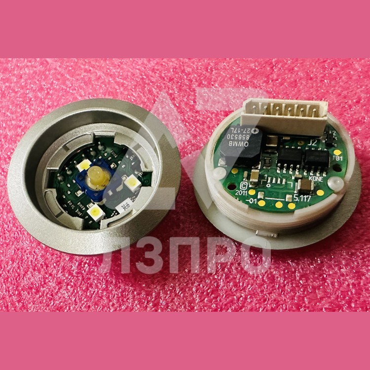 Кнопочный модуль янтарная подсветка KM804342G06 Kone