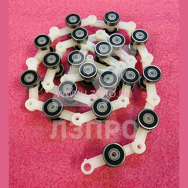Цепь отклоняющая балюстрады 19 звеньев L=1230 mm Шаг 60 mm